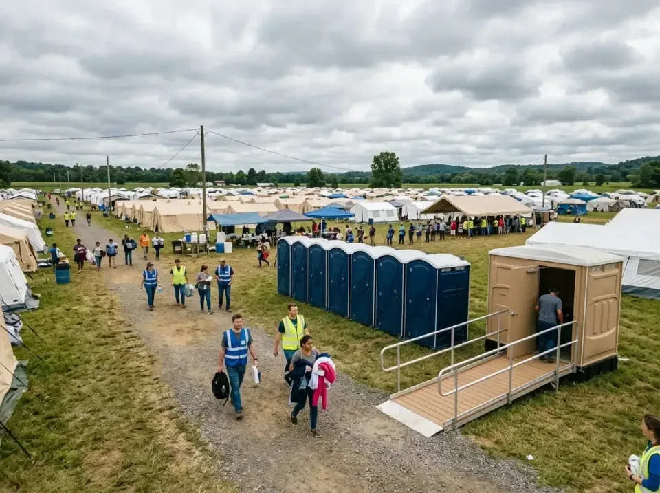 disaster-relief-camp-restrooms-010 — frequently asked questions, Dumpster & Portable Bathrooms Rental in Chester, IL